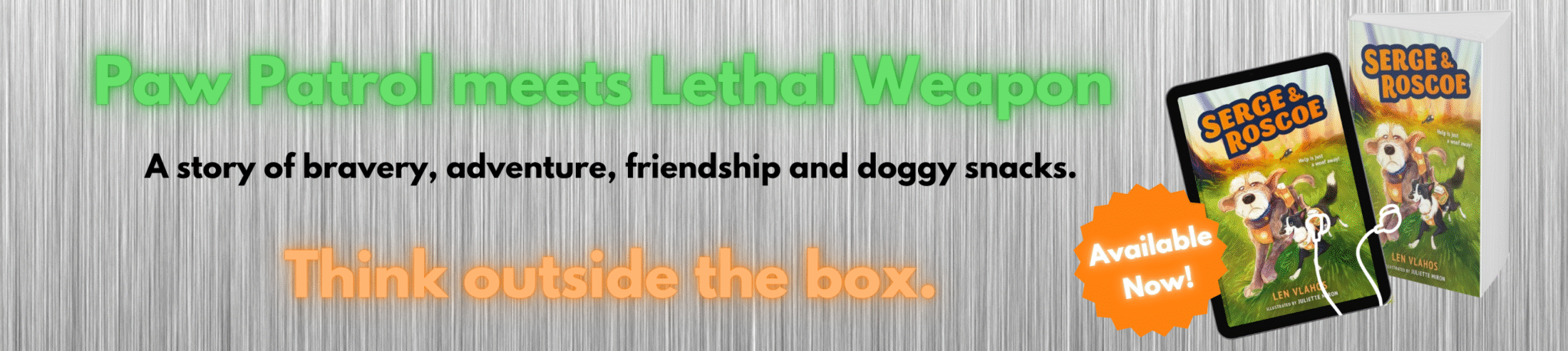 Serge & Roscoe book page banner